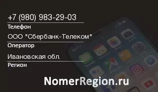 Кто звонил с 9809832903 - регион и оператор